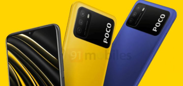 Xiaomi’nin Yaklaşan POCO M3 Modelinin Render Görüntüleri Yayınlandı
